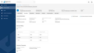 DEBTVISION Plattform